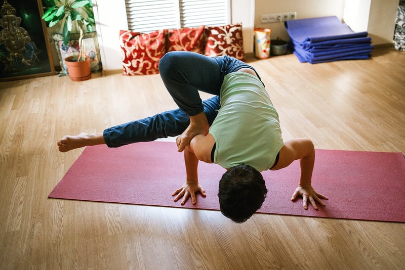 Meditative Yoga Pose